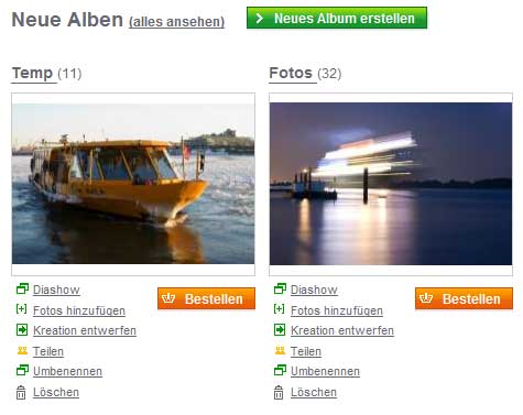 Die Fotoalben